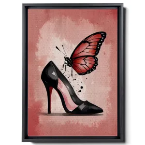 High Heels Wall Art Decor Painting Pictures Print On Canvas, Fashion Women Home Decor Framed Canvas Wall Art for Home Decoration Living Room Bedroom Artwork,abstract, Wall