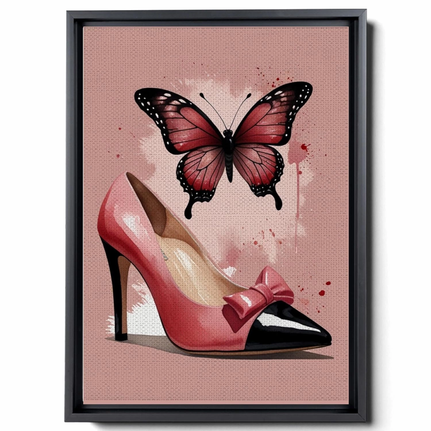 High Heels Wall Art Decor Painting Pictures Print On Canvas, Fashion Women Home Decor Framed Canvas Wall Art for Home Decoration Living Room Bedroom Artwork,abstract, Arts