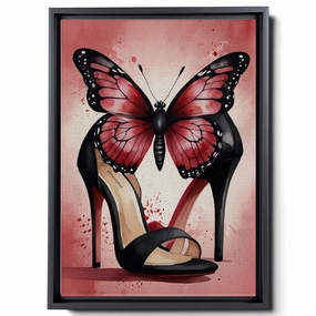 High Heels Wall Art Decor Painting Pictures Print On Canvas, Fashion Women Home Decor Framed Canvas Wall Art for Home Decoration Living Room Bedroom Artwork,abstract, Decor