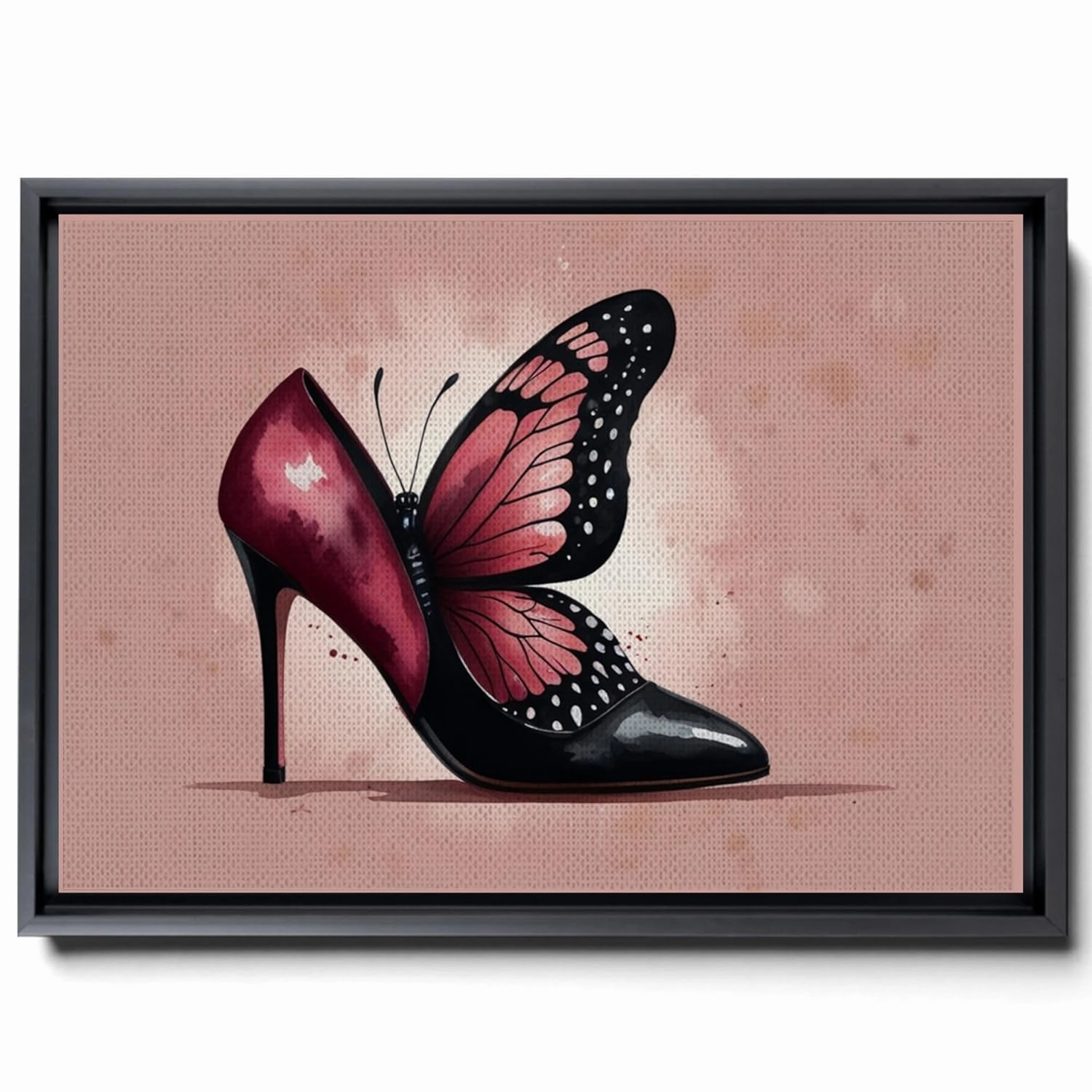 High Heels Wall Art Decor Painting Pictures Print On Canvas, Fashion Women Home Decor Framed Canvas Wall Art for Home Decoration Living Room Bedroom Artwork,abstract, Print