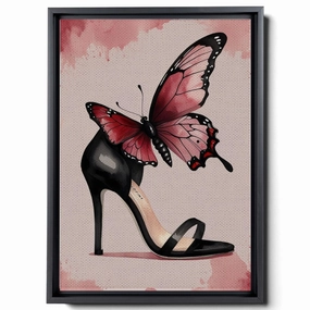High Heels Wall Art Decor Painting Pictures Print On Canvas, Fashion Women Home Decor Framed Canvas Wall Art for Home Decoration Living Room Bedroom Artwork,abstract, Print