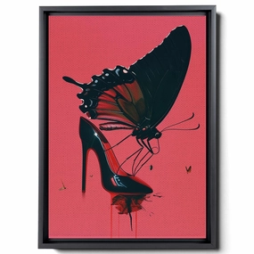 High Heels Wall Art Decor Painting Pictures Print On Canvas, Fashion Women Home Decor Framed Canvas Wall Art for Home Decoration Living Room Bedroom Artwork,abstract,Print
