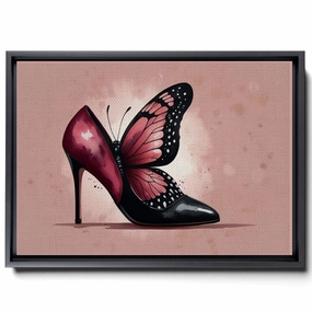 High Heels Wall Art Decor Painting Pictures Print On Canvas, Fashion Women Home Decor Framed Canvas Wall Art for Home Decoration Living Room Bedroom Artwork,abstract, Print
