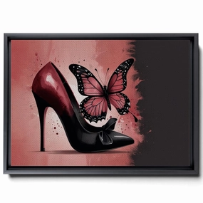 High Heels Wall Art Decor Painting Pictures Print On Canvas, Fashion Women Home Decor Framed Canvas Wall Art for Home Decoration Living Room Bedroom Artwork,abstract, Wall