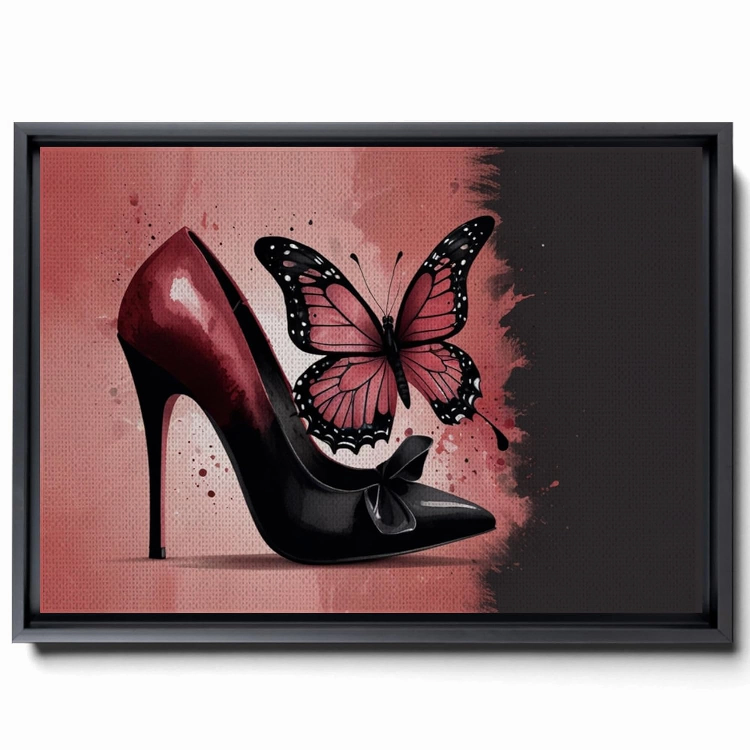 High Heels Wall Art Decor Painting Pictures Print On Canvas, Fashion Women Home Decor Framed Canvas Wall Art for Home Decoration Living Room Bedroom Artwork,abstract, Wall