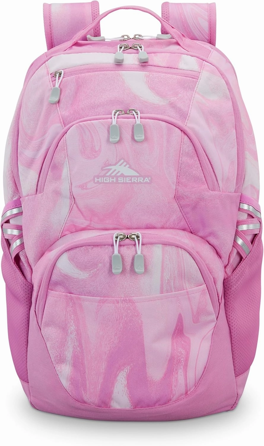High Sierra Swoop Sg Backpack, Pink Marble Swirl, One Size