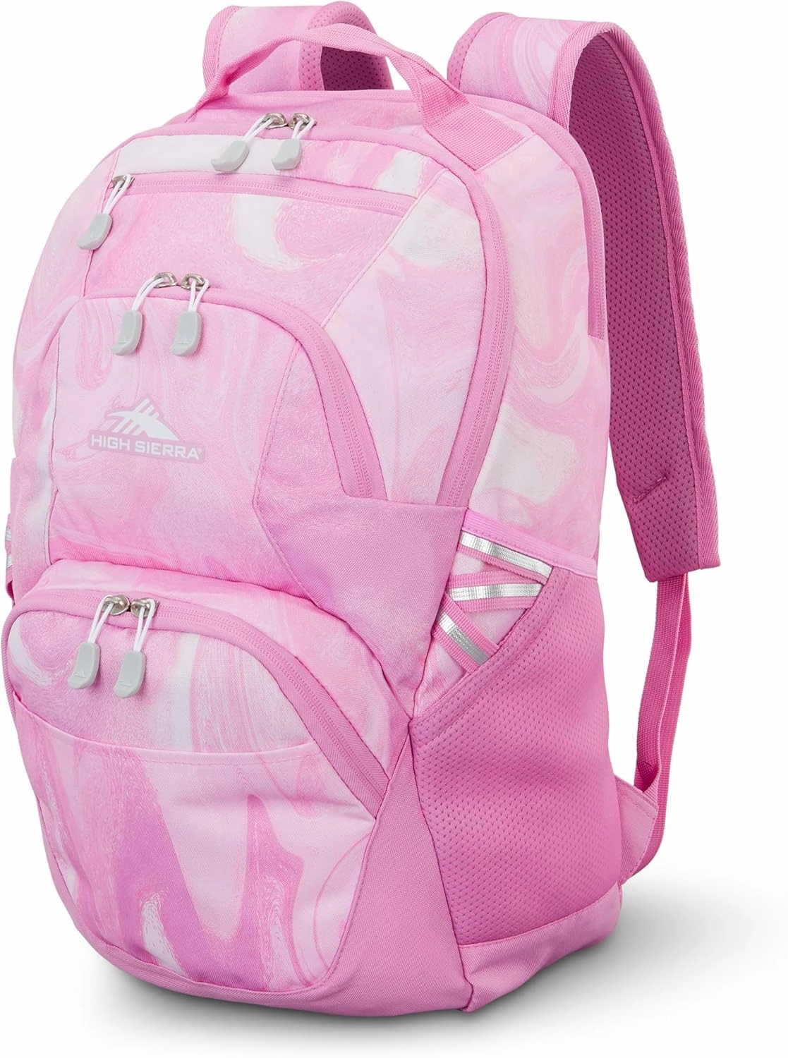 High Sierra Swoop Sg Backpack, Pink Marble Swirl, One Size