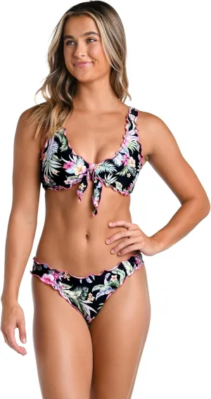 Hobie Women's Standard Ruffle Bralette Bikini Swimsuit Top