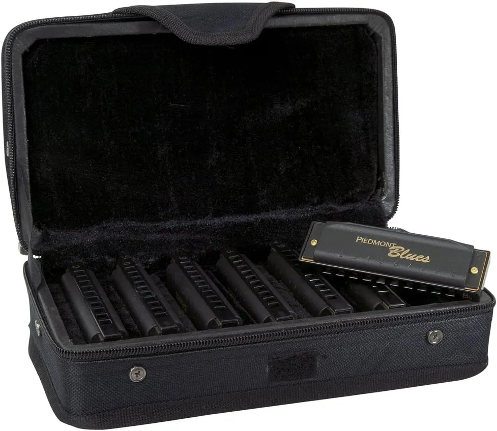 Hohner PBH7 Piedmont Blues Harmonica Set - 7-Pack