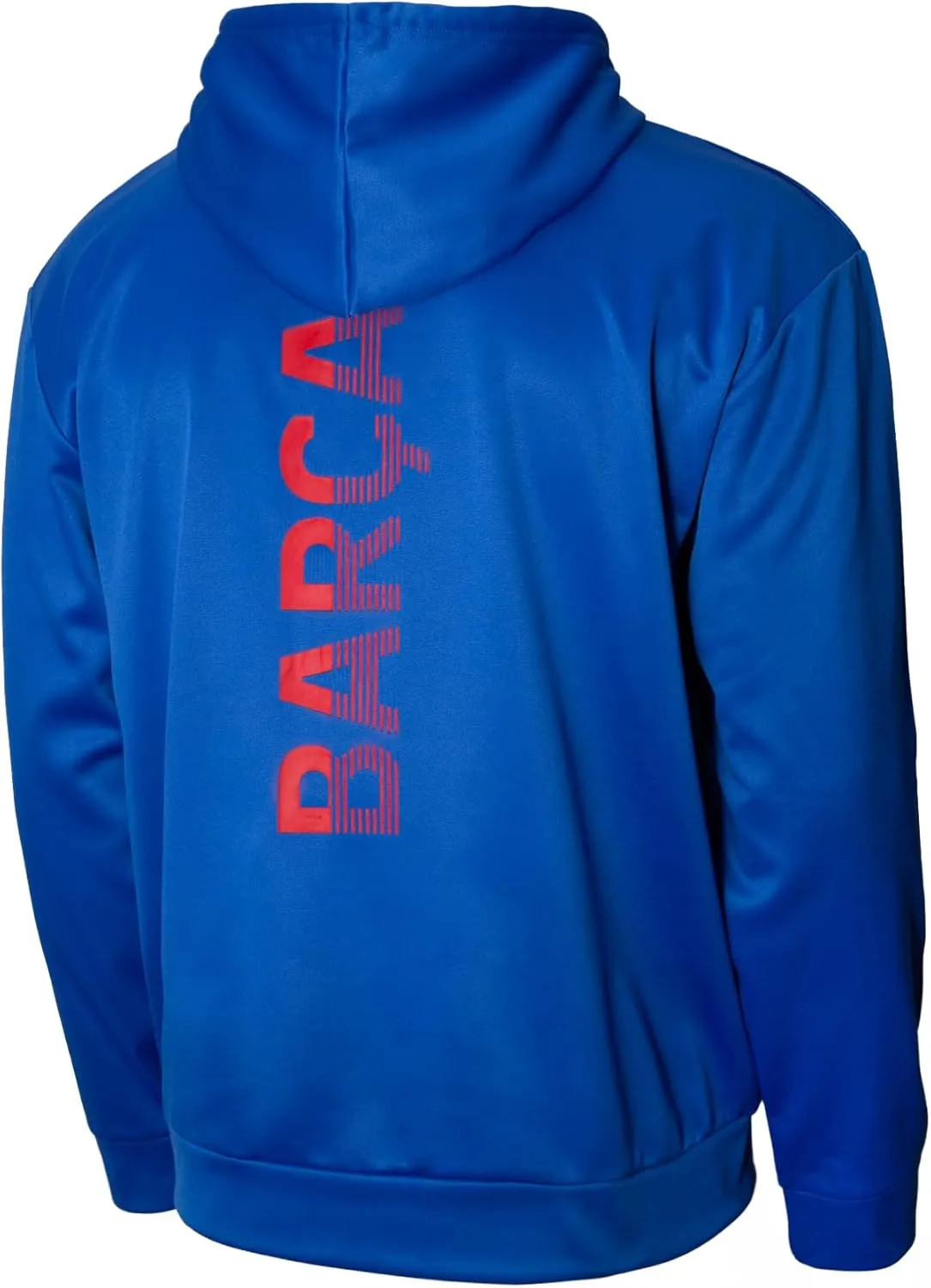 Icon Sports Officially Licensed FC Barcelona Crest Adult Hoodie - Blue Red Gradient Barca Football Club Soccer Apparel