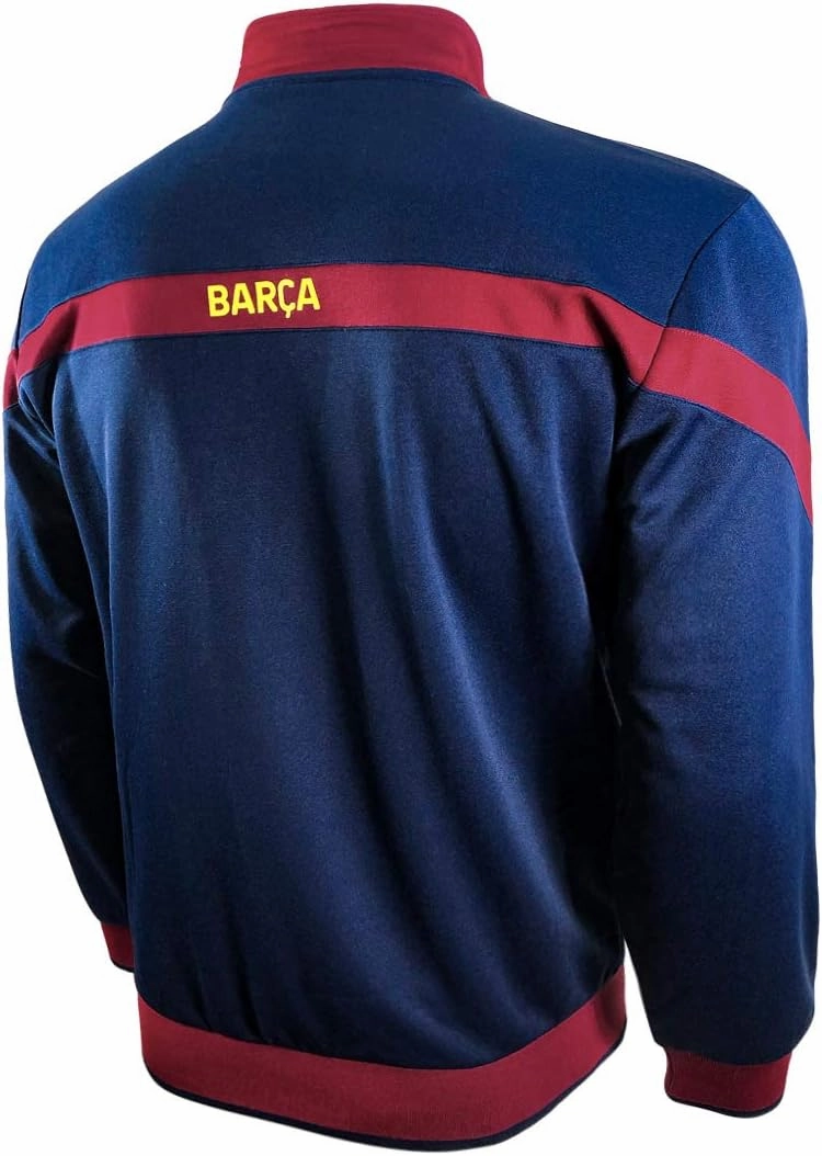 Icon Sports Officially Licensed FC Barcelona Youth Soccer Zip-Up Warm Up Track Jacket