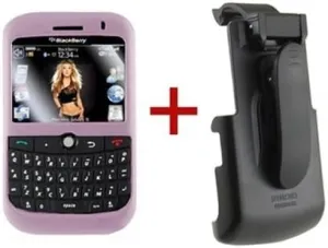 Innocase 360 Spring Lock Holster Combo for BlackBerry Bold 9000 - Pink