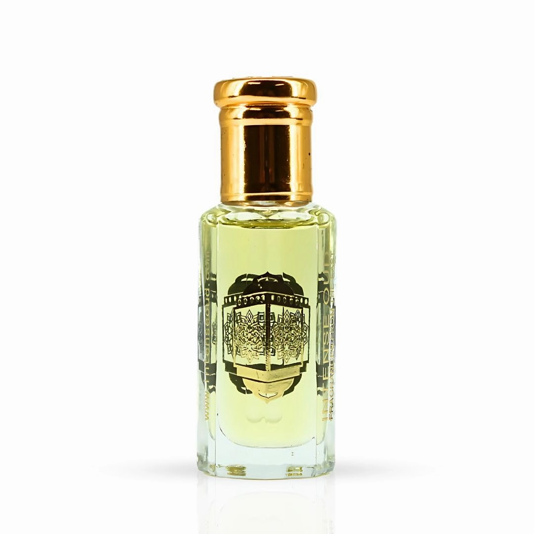 INTENSE OUD Rouje Long Lasting Arabian Perfume Oils for Women 12ML (0.40 OZ) Fragrance Oil with Sweet Red Fruits, Saffron & Woody Base - Luxury Concentrated Perfume Oil in Black Gift Box