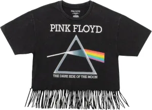 Isaac Morris Limited Pink Floyd Prism Logo Womens Fringe Short Sleeve T-Shirt