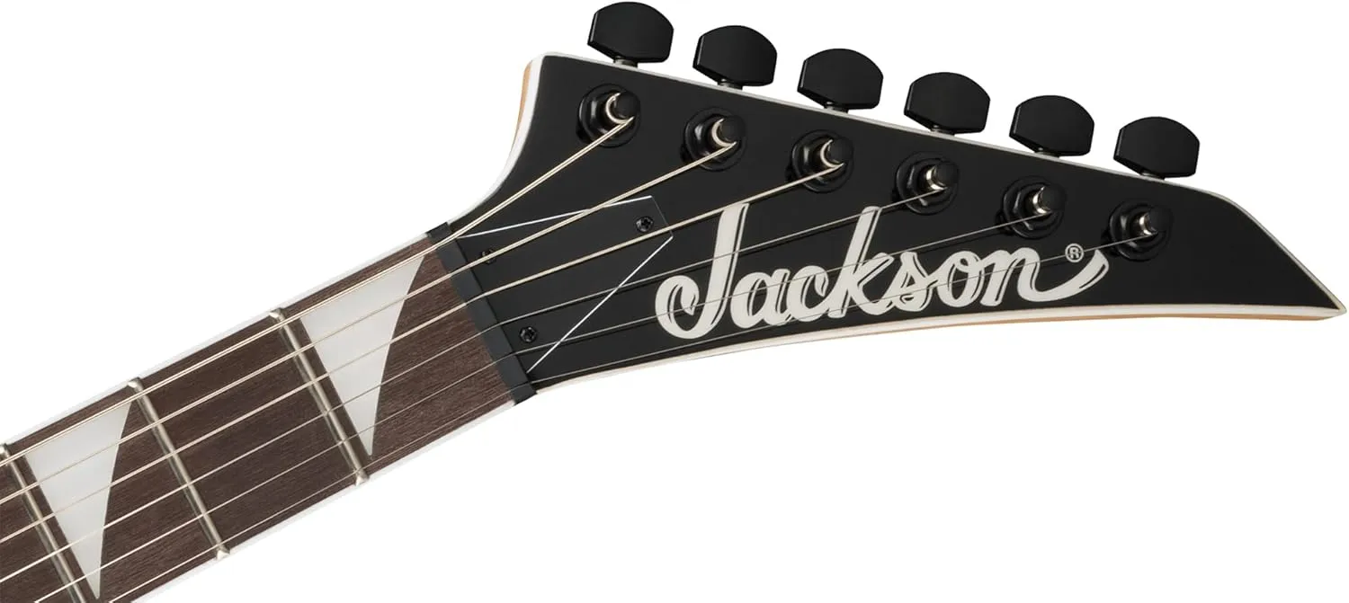 Jackson JS Series Dinky JS20 DKQ 2PT Transparent Blue Burst Bundle with Cable, Tuner, Strap, Picks, and Austin Bazaar Guitar DVD