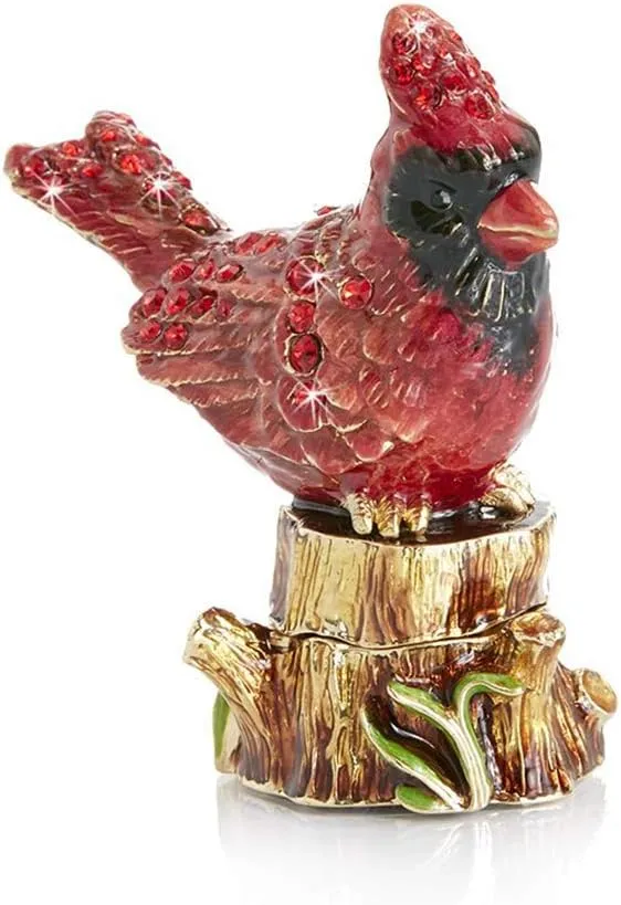 Jay Strongwater Dina Cardinal Box