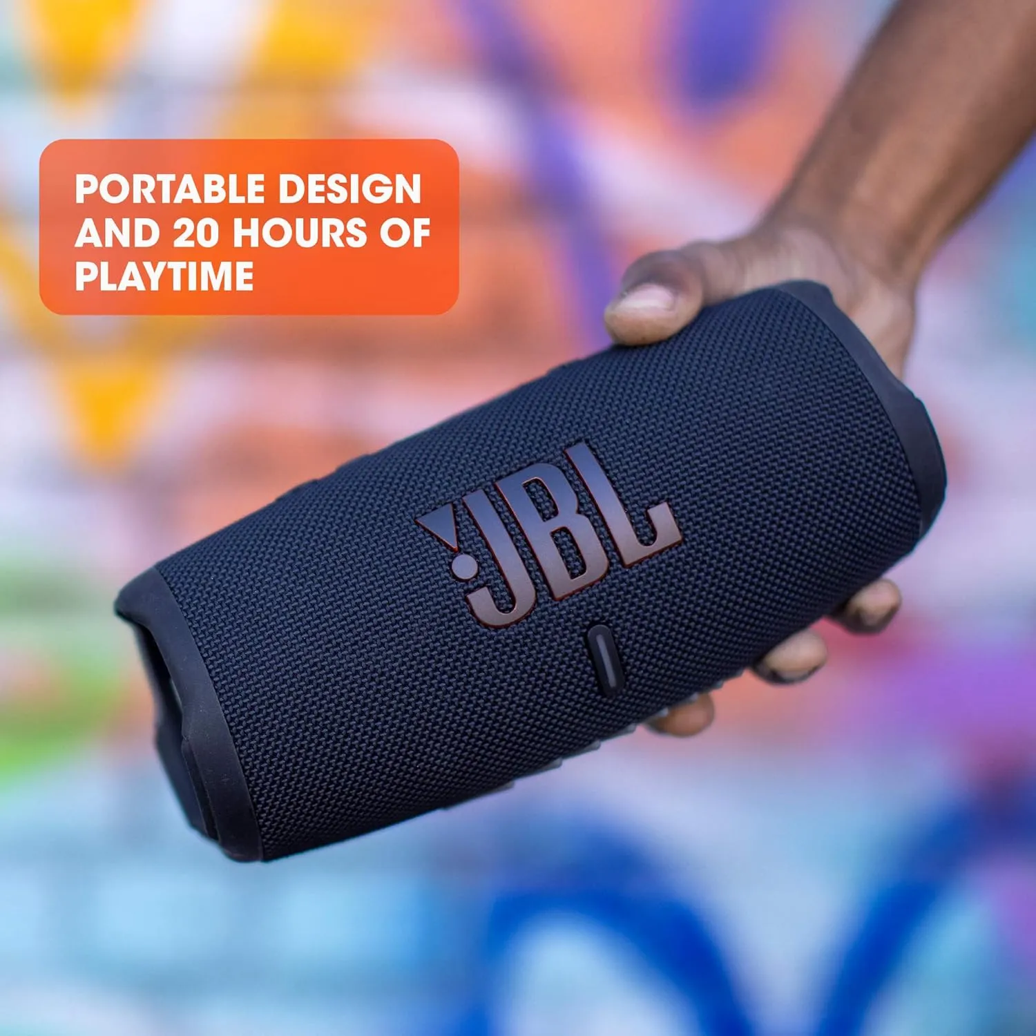JBL CHARGE 5 - Portable Waterproof (IP67) Bluetooth Speaker with Powerbank USB Charge out, 20 hours playtime, JBL Partyboost (Red)