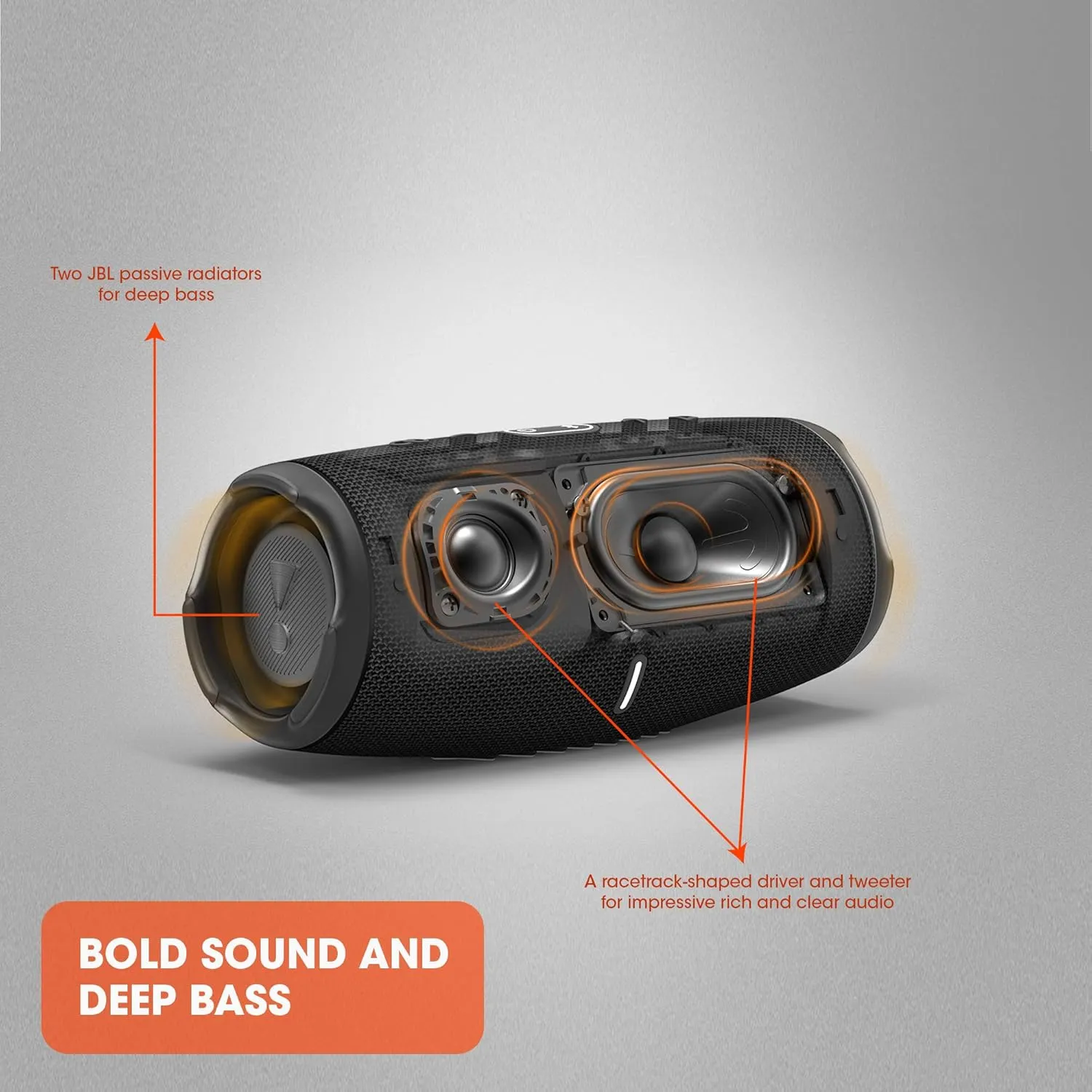 JBL CHARGE 5 - Portable Waterproof (IP67) Bluetooth Speaker with Powerbank USB Charge out, 20 hours playtime, JBL Partyboost (Red)