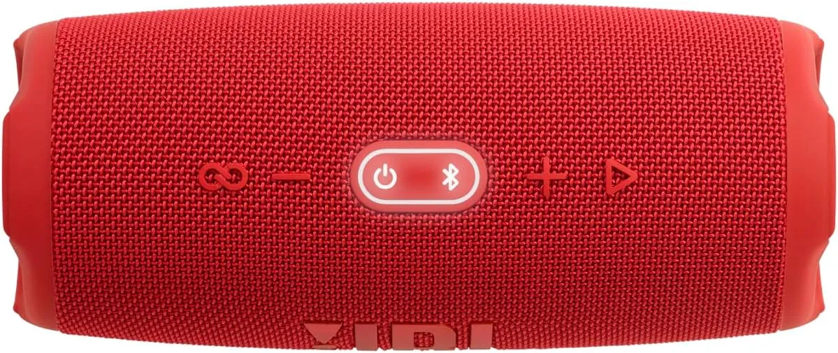 JBL CHARGE 5 - Portable Waterproof (IP67) Bluetooth Speaker with Powerbank USB Charge out, 20 hours playtime, JBL Partyboost (Red)