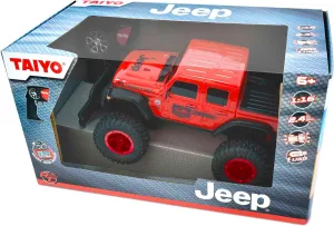 Jeep Gladiator 1:16 Scale R/C - Red - Taiyo, 2.4GHz, Scale Remote Control Vehicle, Authentic Design, Off Road, Controller, Battery Powered Hobby Car