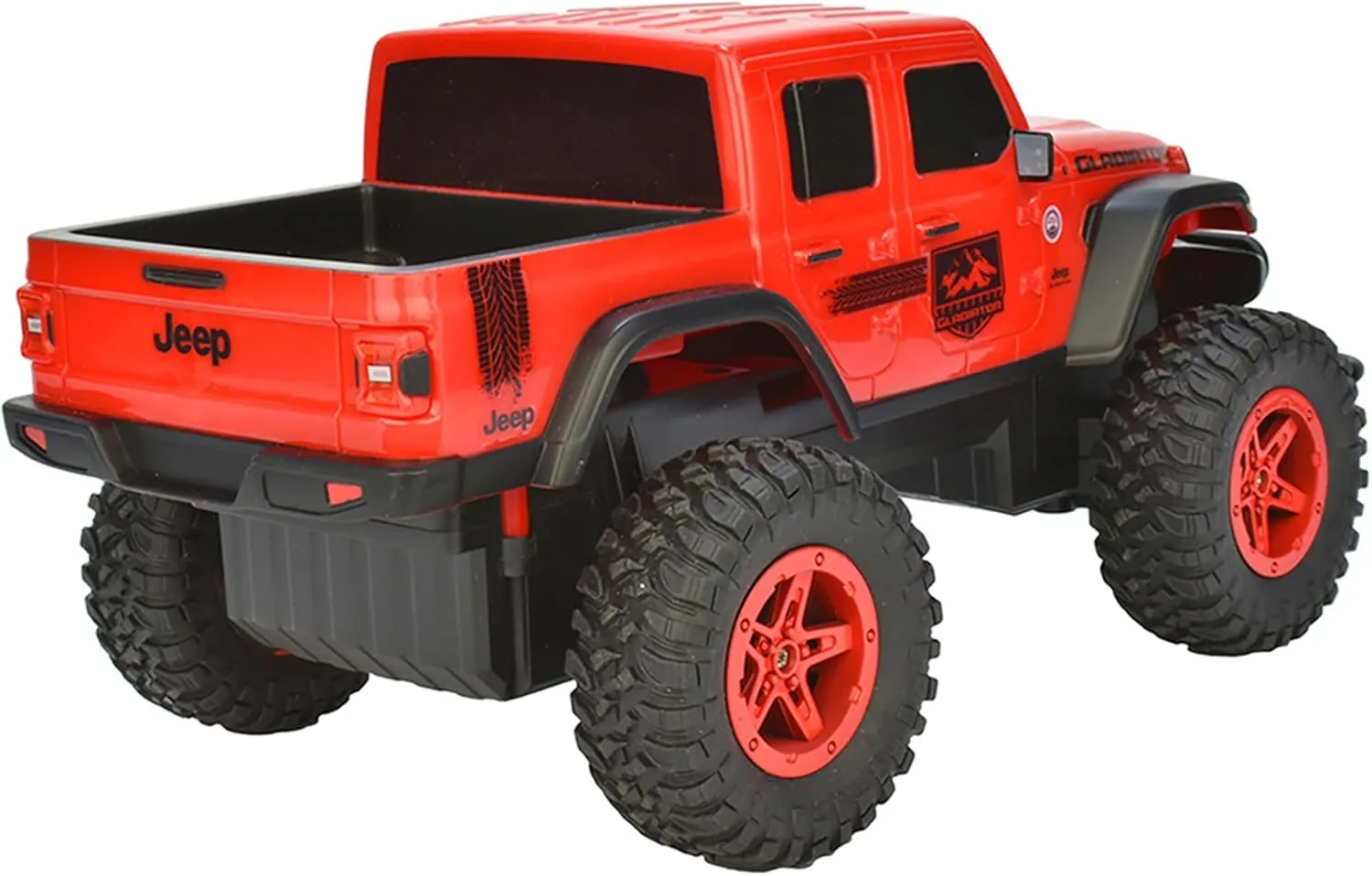 Jeep Gladiator 1:16 Scale R/C - Red - Taiyo, 2.4GHz, Scale Remote Control Vehicle, Authentic Design, Off Road, Controller, Battery Powered Hobby Car