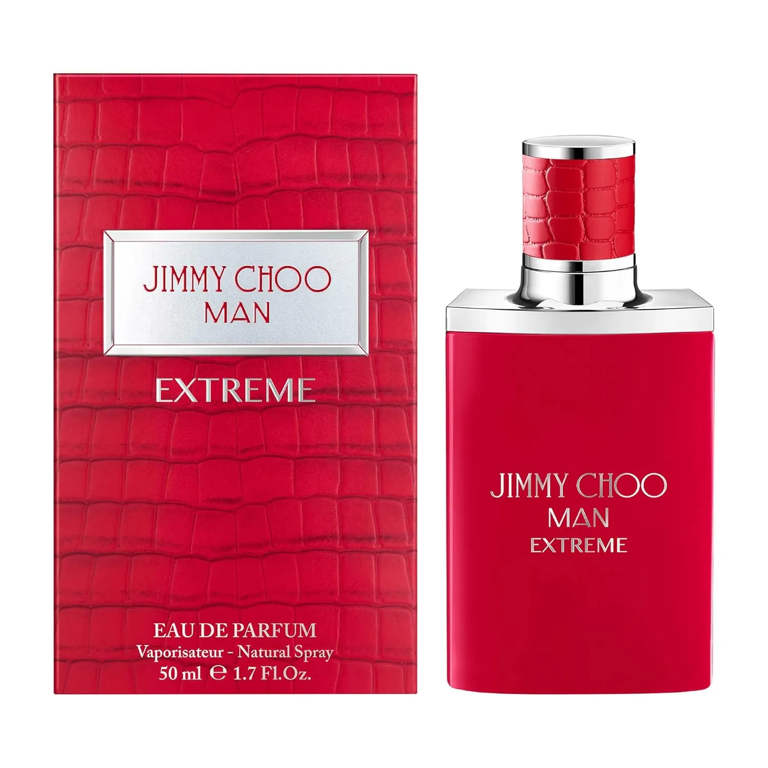 JIMMY CHOO - Man Extreme Eau de Parfum - Men's Fragrance - Spicy & Bold - With notes of Red Thyme, Clary Sage, & Vetiver
