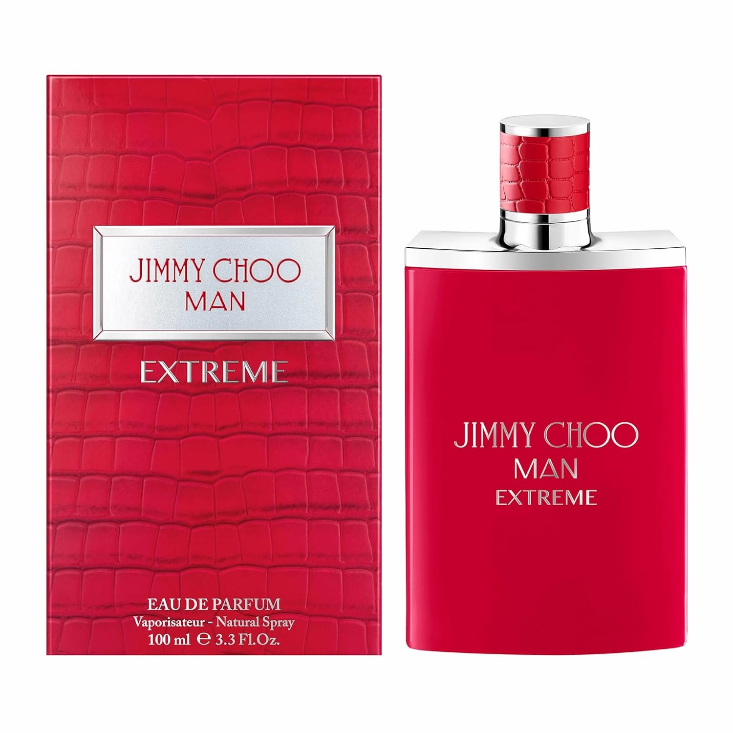 JIMMY CHOO - Man Extreme Eau de Parfum - Men's Fragrance - Spicy & Bold - With notes of Red Thyme, Clary Sage, & Vetiver