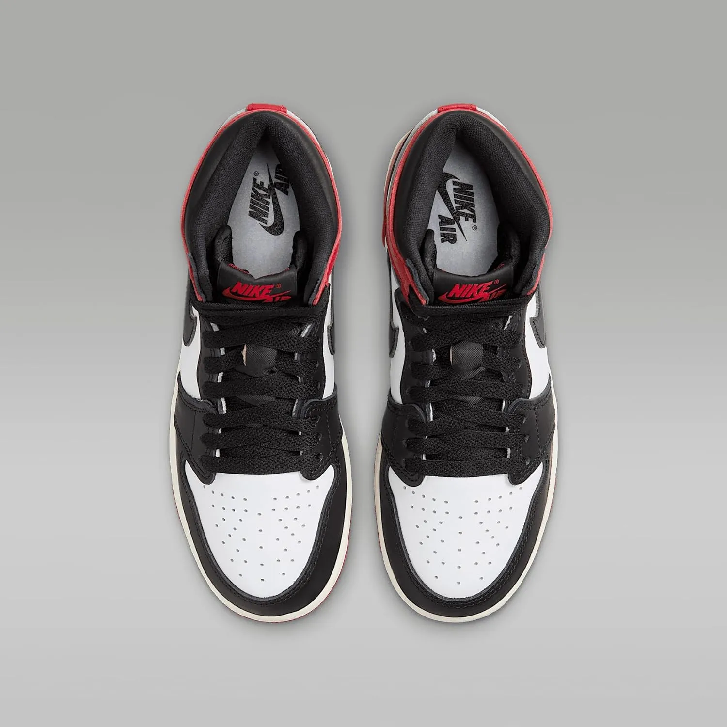 Jordan Big Kid's 1 Retro High OG 'Black Toe Reimagined' (FD1437 106)