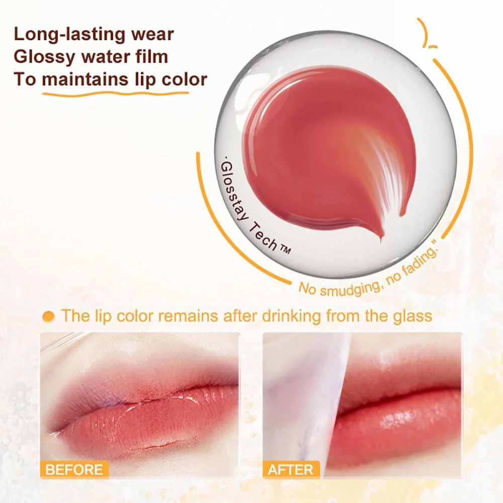 Judydoll - Special Edition Ice Watery Lip Gloss -#07 Hot Red Wine Color