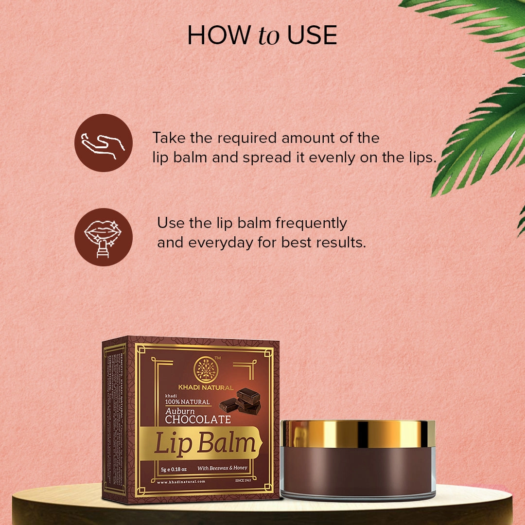 Khadi Natural Chocolate Lip Balm 5 g