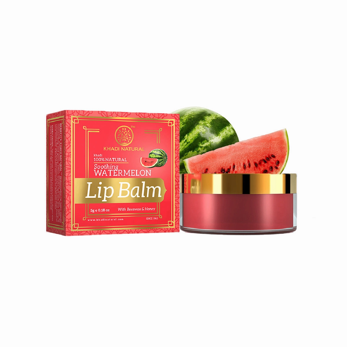 Khadi Natural Watermelon Lip Balm 5 g