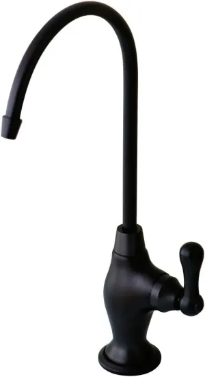 Kingston Brass Gourmetier KS3195AL Restoration Single Handle Water Filtration Faucet, Oil Rubbed Bronze , Oil-Rubbed Bronze, 10.81 x 4.63 x 1.75