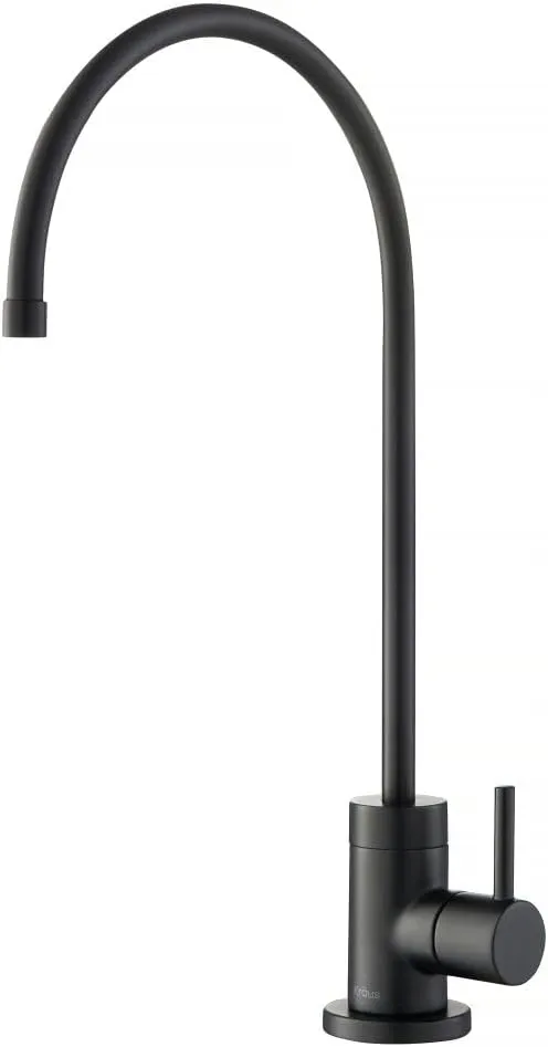 KRAUS Purita 100% Lead-Free Kitchen Water Filter Faucet in Matte Black, FF-100MB