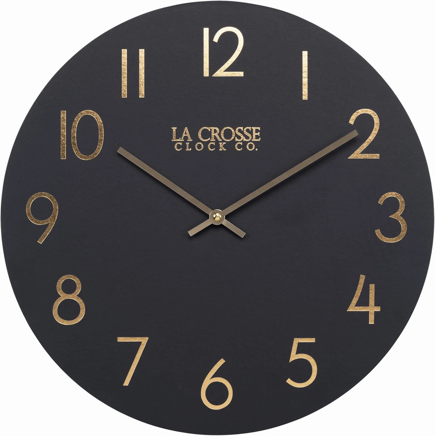 La Crosse Clock 404-3841C 15.75-inch NYX MDF Analog Quartz Wall Clock