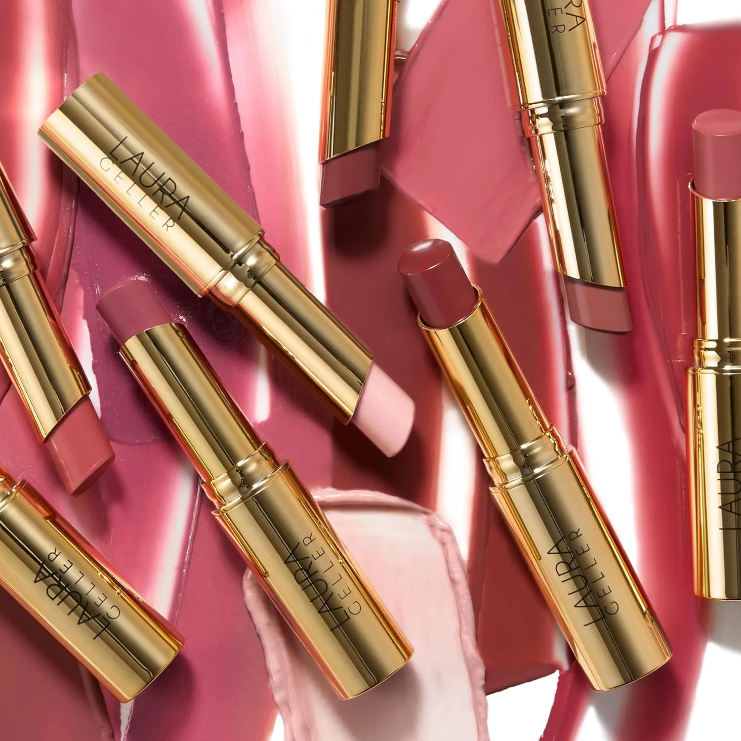LAURA GELLER NEW YORK Jelly Balm Moisturizing Tinted Lip Balm - Brick House - Hydrating Vitamin E - Semi-Shine Finish