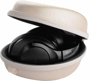 Linkidea Headphones Carrying Case Compatible with Anker Soundcore Q11i, Life Q35, Life Q10, Sennheiser Momentum 3, Momentum 2, Replacement Protective Hard Shell Travel Bag (Matte Gold)