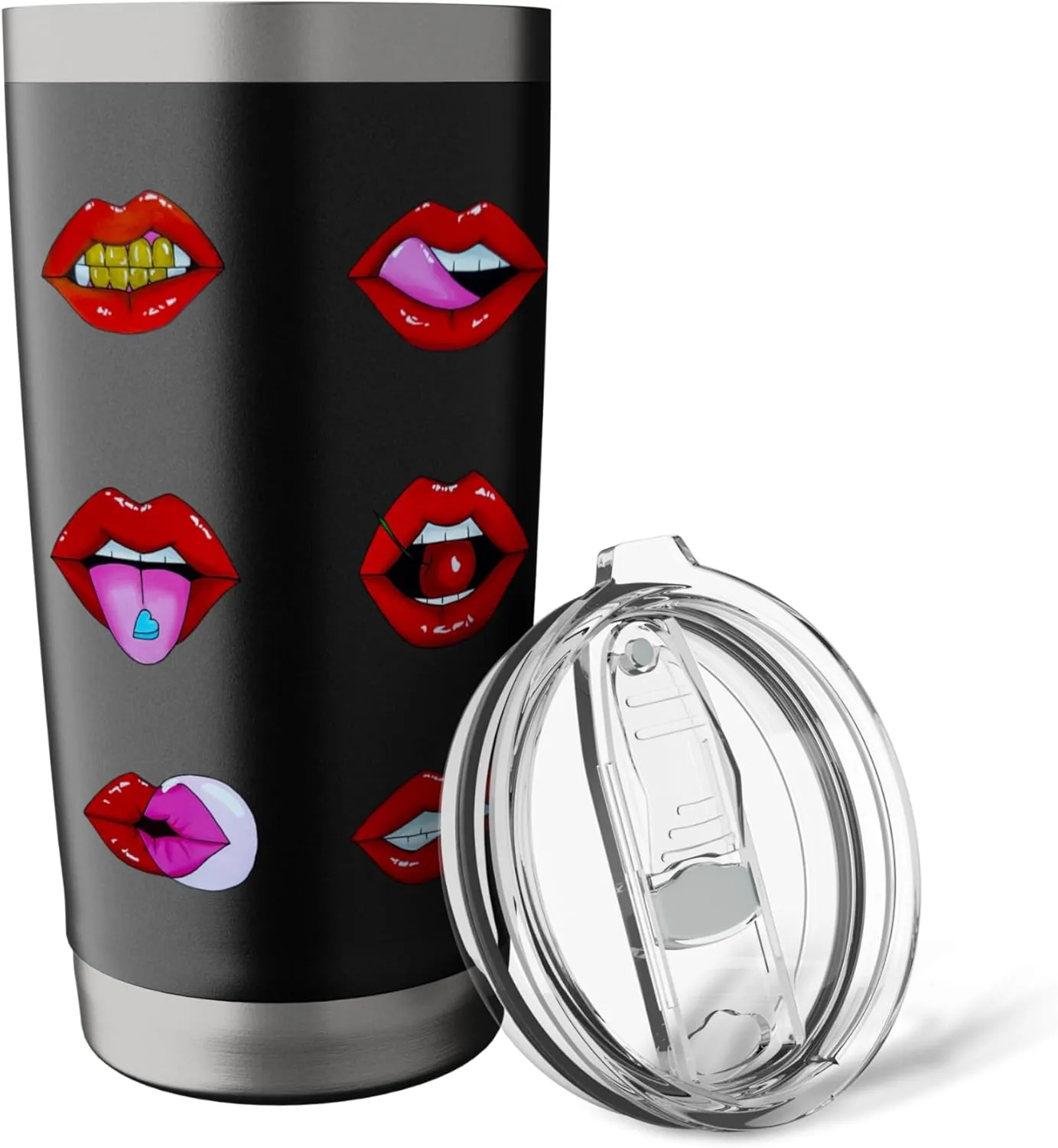Lip Gloss Aesthetic Red Lips Summer Vibes Tinted Lip Love Stainless Steel Insulated Tumbler