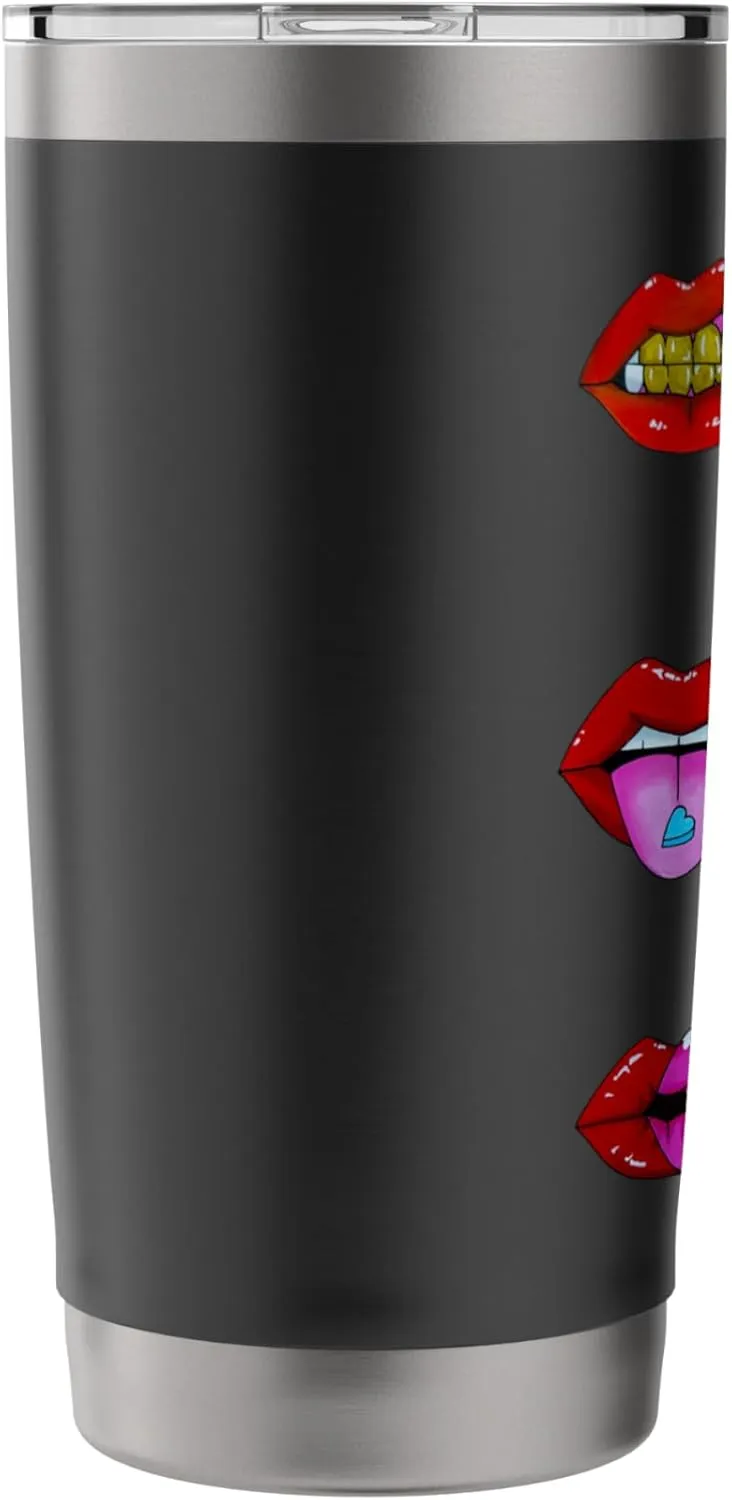 Lip Gloss Aesthetic Red Lips Summer Vibes Tinted Lip Love Stainless Steel Insulated Tumbler