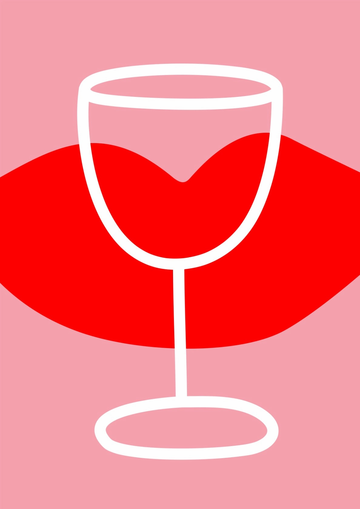 Lips On Glass