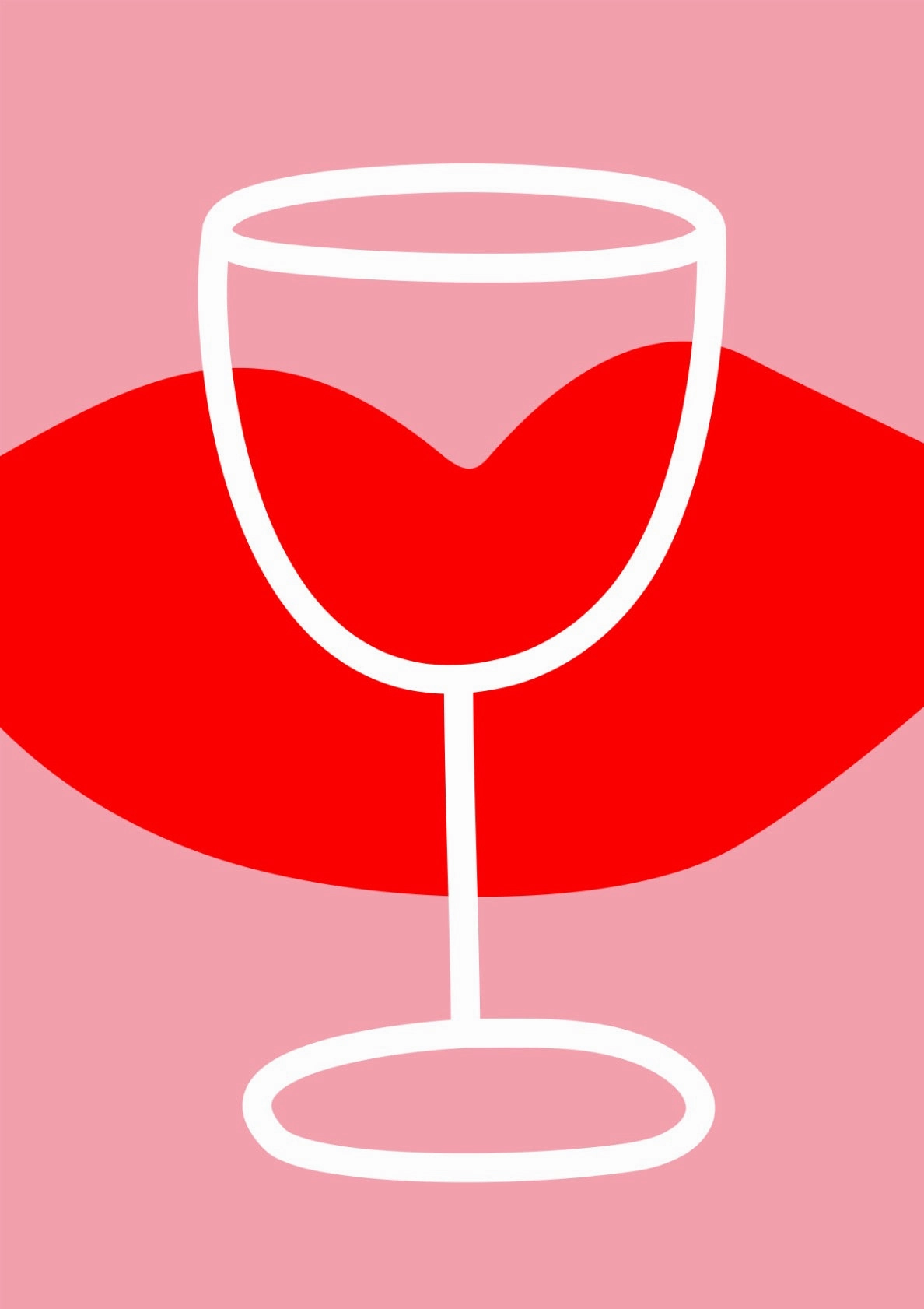 Lips On Glass