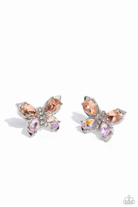Live to FLIGHT Another Day - Orange (Butterfly) Earring