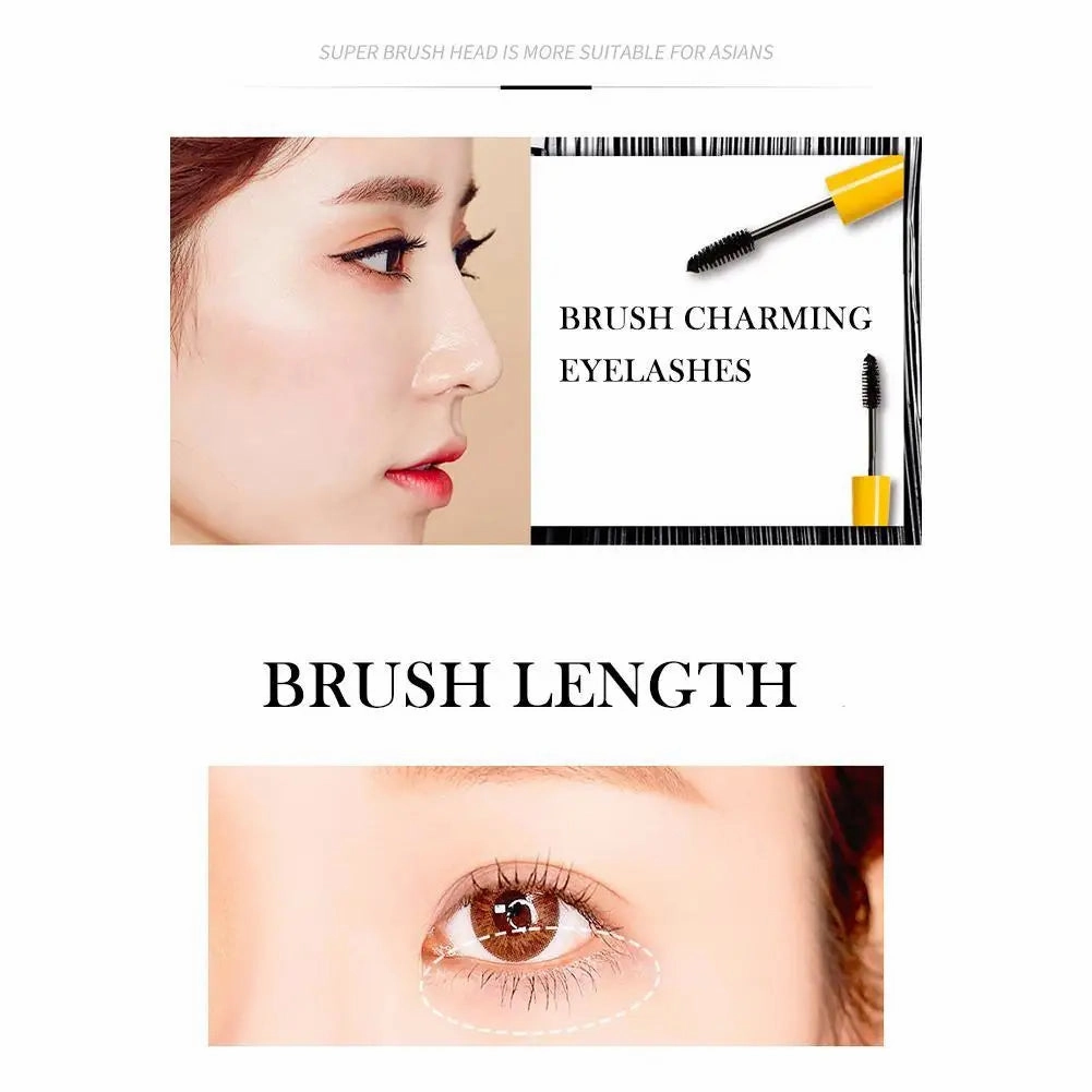 Long Lasting Natural Waterproof Black Professional Eye Mascara Cosmetic Make Up