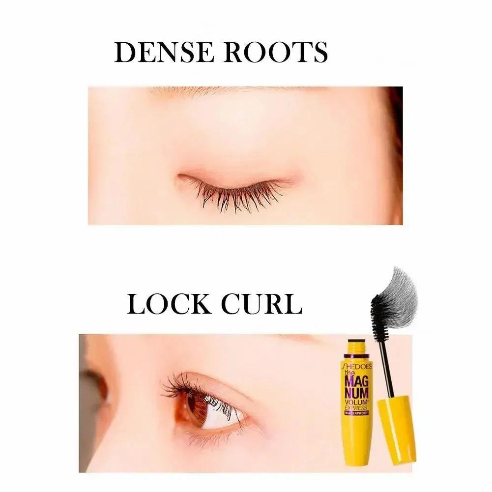 Long Lasting Natural Waterproof Black Professional Eye Mascara Cosmetic Make Up
