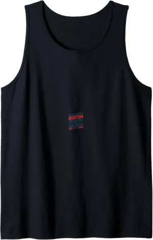 Loves Boston Terriers and America Too Patriotic Dog Lover Tank Top