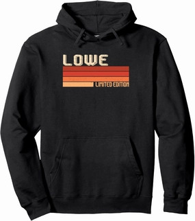 LOWE Name Personalized Idea Men Retro Vintage LOWE Pullover Hoodie
