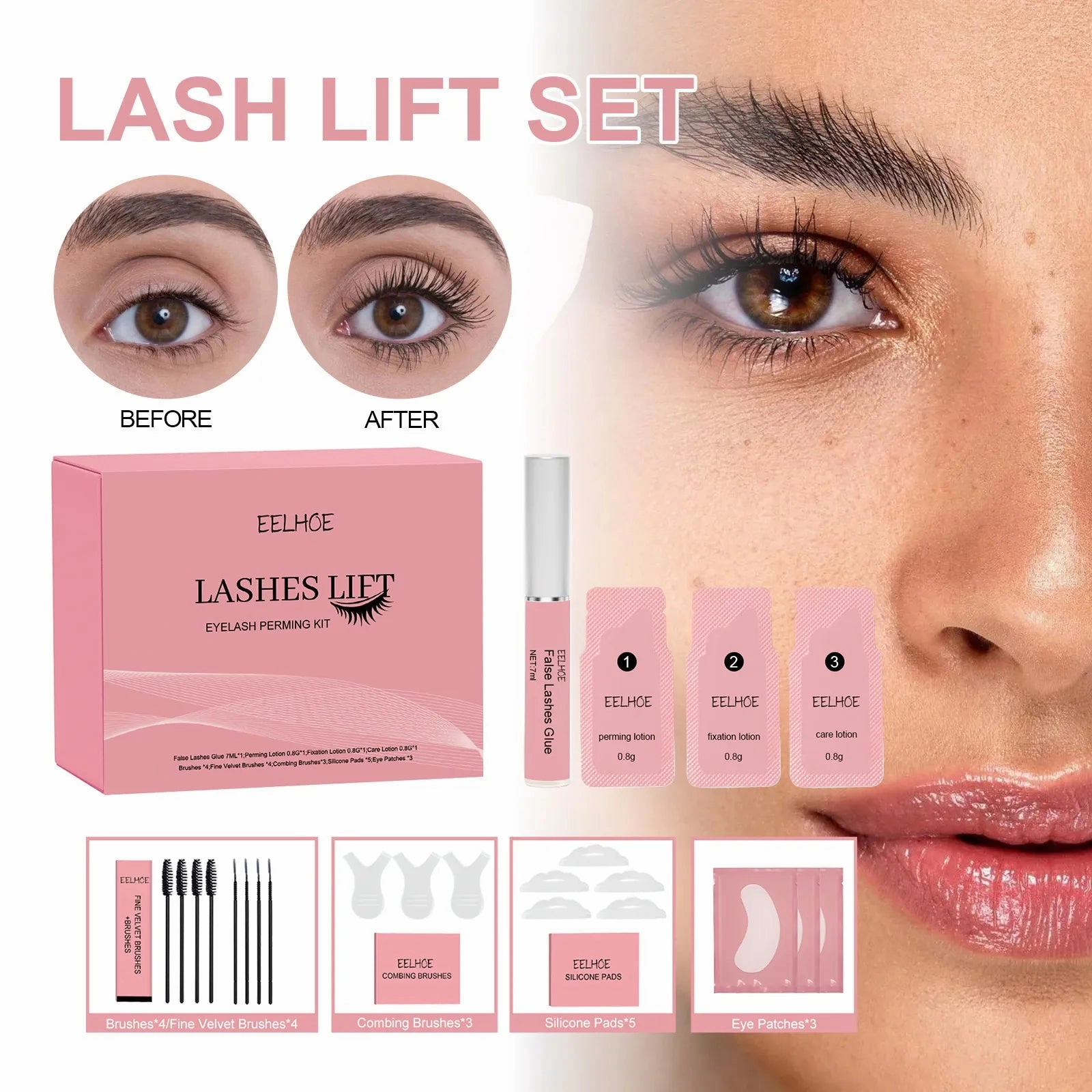 Luxe Black Curling Lash Set