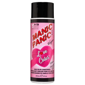 MANIC PANIC Cool Bright Neon Pink Color Depositing Conditioner - Love Color Hair Conditioner Keeps Hair Vibrant, Nourished & Refreshed - Formulated with Shea Butter & Quinoa - Pink Passion (8oz)