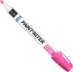 Markal 96053 Paint-Riter  Valve Action Marker, Versatile Surface Compatibility, Bold Mark Size 1.8", Fluorescent Pink 12-Pack