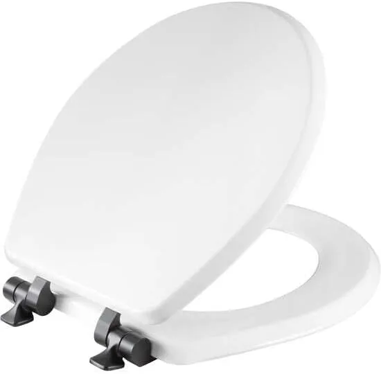 Mayfair by Bemis Benton® Round Enameled Wood White Never Loosens Slow-Close