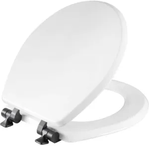Mayfair by Bemis Benton® Round Enameled Wood White Never Loosens Slow-Close